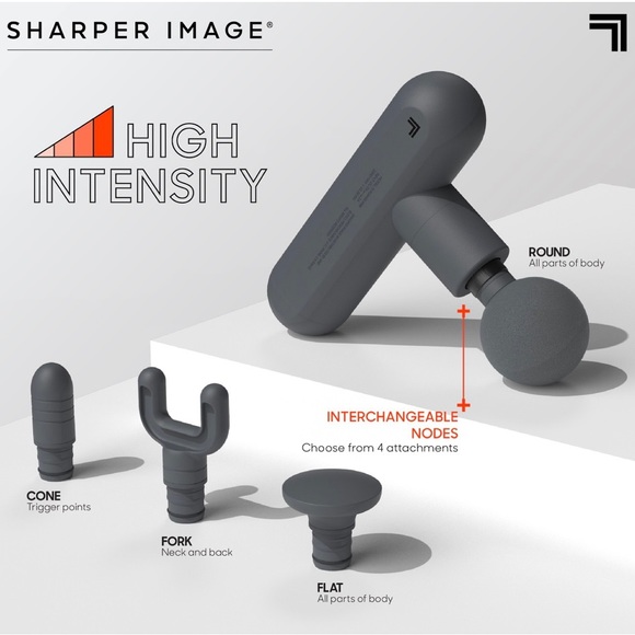 Sharper Image Compact Sport Power Percussion Portable Deep Tissue Massager NWWT - Picture 6 of 16